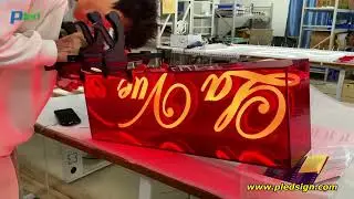 share with acrylic neon sign from pled #ledsign 