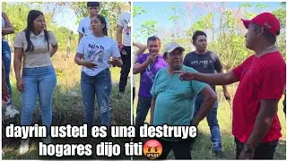 Con mi papá no! Dijo titi enojado/en pleno video trató muy mal a dayrin