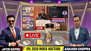 IPL 2026 Mock Auction LIVE | IPL 2026 Mock Auction by R Ashwin Full Highlights |IPL 2026 Auction