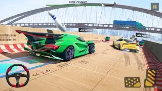 Impossible Stunt Car Tracks 3D: Car Stunt Game - Hard Level Gameplay 2022 HD