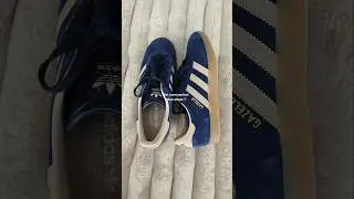 The most perfect dark blue shoes! ♡ #shoes #blue #coquette #aesthetic #adidas #adidasgazelle