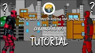 how to make a smooth walking and jumping animation tutorial [dc2]
