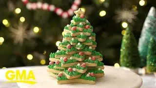 Try this recipe for a holiday cookie tree l GMA Digital
