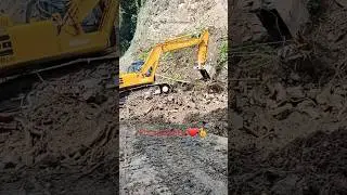 #yt #hitachi #excavator #tree #push #shortfeed #push #root #pleasesubscribe