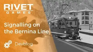 Сигнализация линии Бернина для симулятора поезда