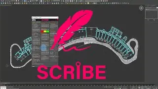 Detach and delete overlapping CAD splines using Scribe