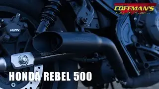 Coffman's THUNDER Exhaust on the New Honda Rebel 500 (2017-2023)