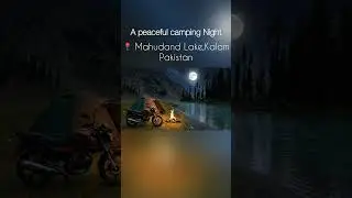 A peaceful camping night in Kalam, Pakistan #travel #camping #campinglife #camper #biker