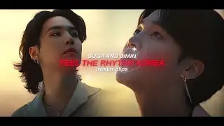 SUGA AND JIMIN -  feel the rhythm of korea twixtor clips (with AE sharpen) HD (4K)