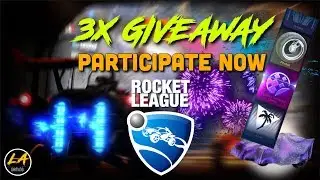 Rocket League Huge GIVEAWAY - Fireworks Tora and White Titanium Wheels