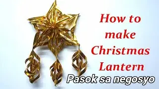 SNOWFLAKES | CHRISTMAS LANTERN | CHRISTMAS DECOR | LANTERN MADE OF ALUMINUM FOIL | SCHOOL PROJECT
