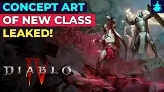 Diablo 4: Утекли концепт-арты нового класса! Чернокнижник, Рыцарь Смерти или Шаман Крови?