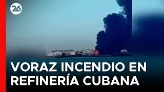 🔥 CUBA | Incendio en una refiner&iacute;a de La Habana