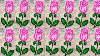 Beautiful Rose design#Cross stitch er ason design#New rose design