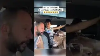 Man taught the goat how goating is done😂😂😂#shorts #funny #joke #arabic