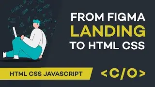 Simple responsive LANDING Page from FIGMA to HTML CSS JS with navigation and filter for beginners