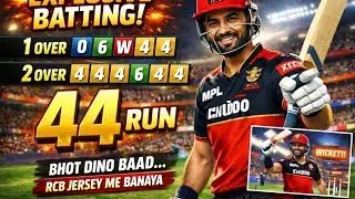 RCB Jersey Return + 44 Runs 🔥 | WCC Best Batting Moments 
