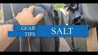Gear care after saltwater diving