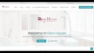 Simple website and admin for Interior Design #Codearjun #www.codearjun.com