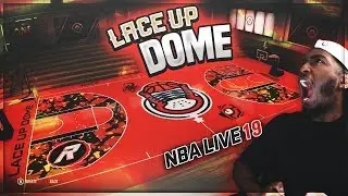 NBA LIVE 19 CUSTOM COURT EPIC FINISH! | COURT BATTLES LACE UP DOME!