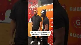 He ate this punch from Khamzat 😬 (via idriss5k/TT)