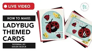 Crafting with the Hey Lady Collection | Ladybug Cards