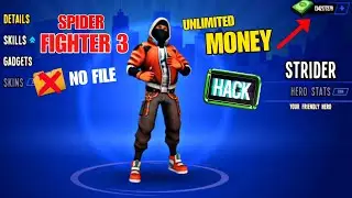 Spider Fighter 3 unlimited money updated version mod apk download Android 😳😰