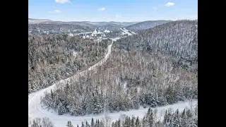 Terrain environ 2 acres situ &agrave; Mont-Blanc dans les Laurentides