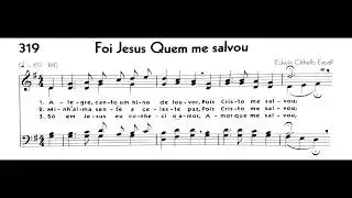 Hinário 5 CCB - Hino 319 - Foi Jesus Quem me salvou - Strings - Teclado Yamaha PSR S670