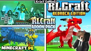 BEST RL CRAFT MOD FOR MINECRAFT POCKET EDITION ( 1.21+ ) | RL CRAFT MOD FOR MCPE/BE [ 2025 ] 🔥