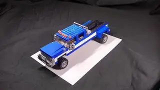 Custom Lego 1988 Chevy K30 454 dually