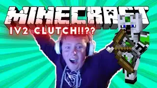 1v2 CLUTCH!!?? MINECRAFT BED WARS: Minecraft Minigame on Hypixel