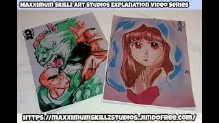 Two classic Manga and Anime series inspired by old school anime  and comics