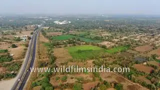 Experience the breathtaking beauty of Godhra, Gujarat, from above,