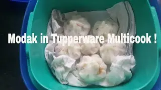 Ukdiche Modak in Tupperware Multicook | My First Independent try of Modak