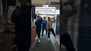 When AAA hockey players show up to the pro shop 😂 