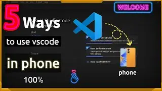 Top 5 best ways to use vs code in phone. 💯😍🥰 #vscode