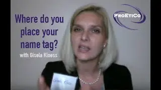 Where To Place Your Name Tag - Tips from Protocol & Etiquette Expert  Gisela Kloess