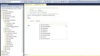 HOW TO CREATE STORED PROCEDURE IN SQL