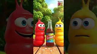 FROZEN REVENGE 🧊 | FUNNY 3D WORM ANIMATION SHORTS BY LARVALOOP #animation #funnyworms #cartoon