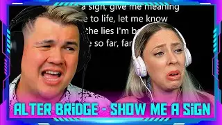 Millennials React to Alter Bridge - Show Me A Sign (lyrics) | THE WOLF HUNTERZ Jon and Dolly