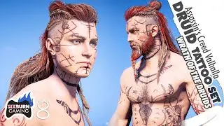 How to Get the DRUID Tattoo Set Showcase Guide Assassin's Creed Valhalla Wrath of the Druids