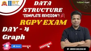 Day 4 | Graph | Data Structure Revision| IIST | RGPV Exam | Ankush Saklecha