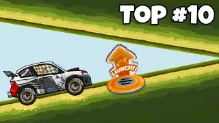 I Played the Top 10 HARDEST Maps in Hill Climb Racing 2