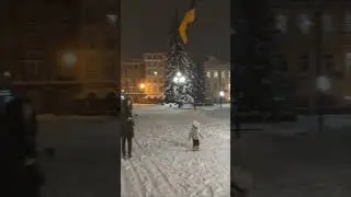 До Самбора прийшла зима 2026