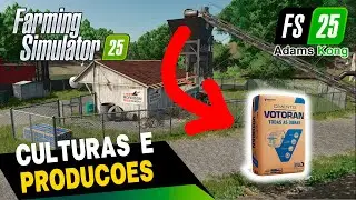 FS 25: Todas as culturas de plantio e produ&ccedil;&otilde;es do FARMING SIMULATOR 25