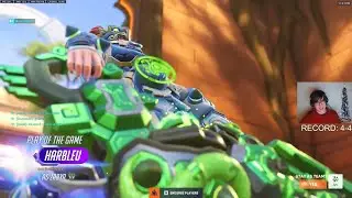 POTG! HARBLEU INSANE ZARYA OVERWATCH 2 SEASON 14 TOP 500
