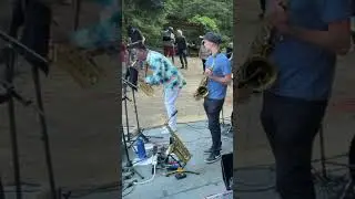 People come out of the forrest to dance when Eddie M starts blowing  #jazzfusion #funkjazz #saxsolo