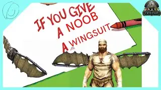Beach Bob With a WINGSUIT (Ark Fjordur)