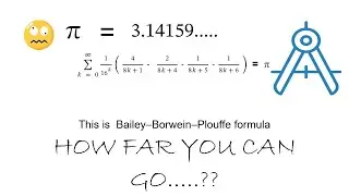 CALCULATION OF PI || BAILEY-BORWEIN-PLOUFFE || INTERESTING MATH FACTS IMPLEMENTATION USING PYTHON ||